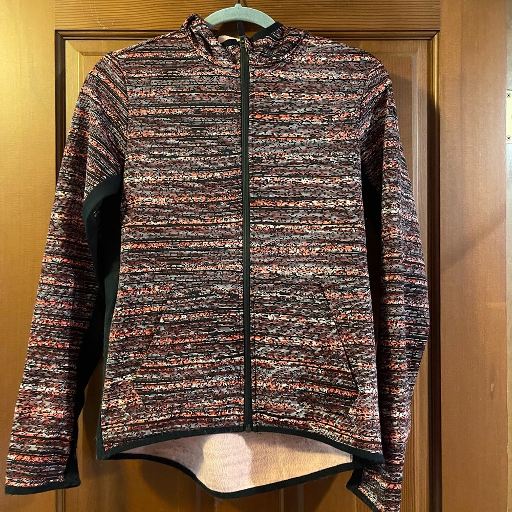 Nike Full Zip Therma Fit Pink & Black Jacket M